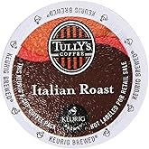 Tully's Coffee Italian Roast, K-Cup Portion Pack for Keurig K-Cup Brewers 24-Count