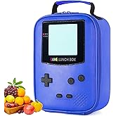 Tongtai Boy Lunch Box,Kids Lunch Bag Insulated Leather Game Lunch Box for School Thermal Meal Cooler Lunch Boxes for Boy Kid Teen