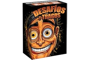 DiVU Games Desafíos y Tragos – Juego de cartas para adultos | Juegos de mesa en español con Alcohol | Drinking Game para Fiestas, Bachelorette, parejas, cumpleaños | Tragos y retos Latinos Divertidos