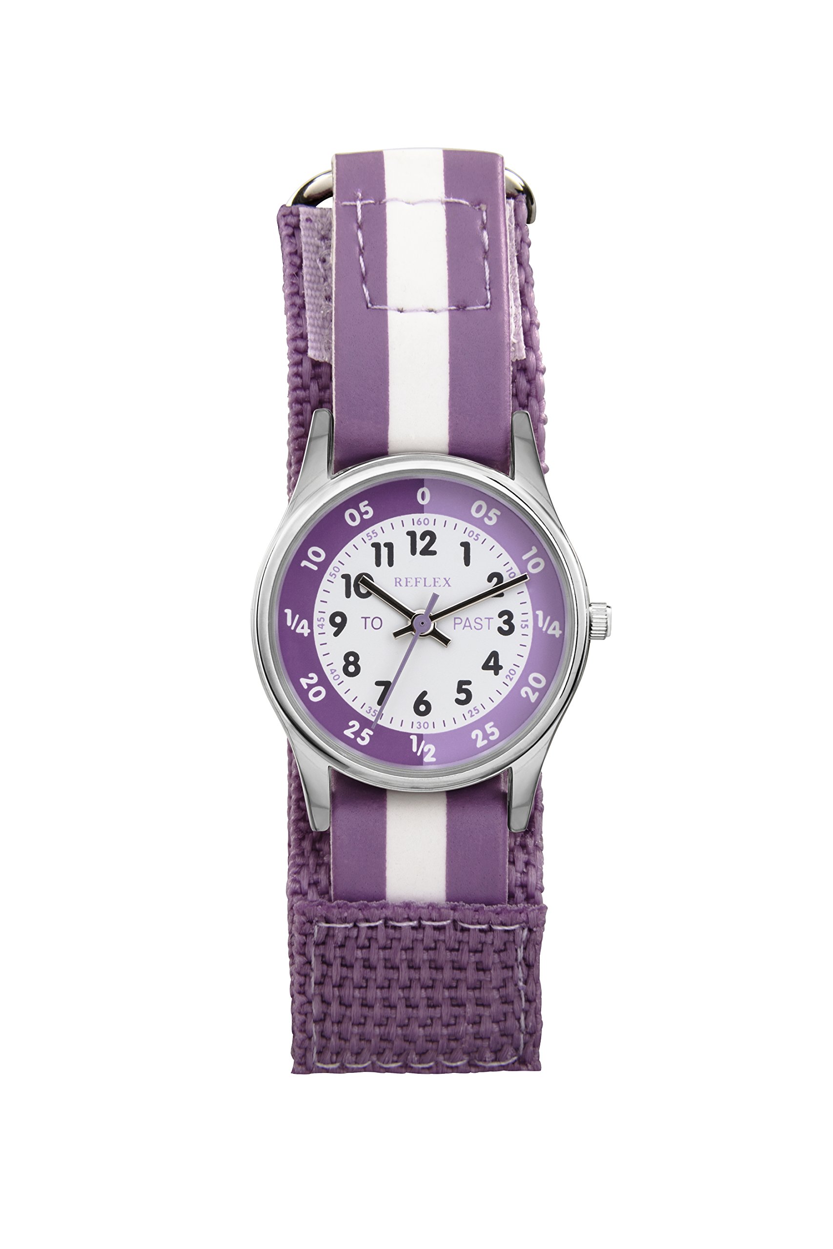 Reflex Girls Quartz Watch, Analogue Classic Display and Textile Strap REFK0004