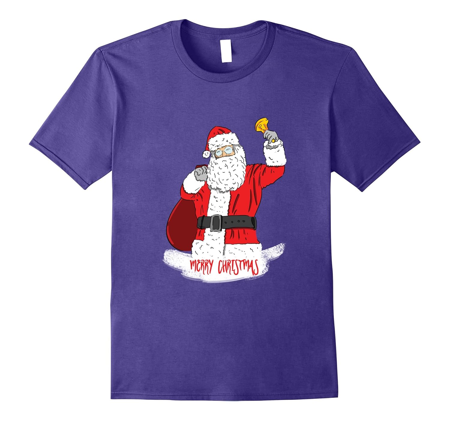 Santa Claus t-shirt for the patty. Merry Christmas shirt.-ANZ