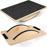 Balance Board for Adults-Wobble Board for Physical Therapy,Core Strength Trainer Wood Rocker Board