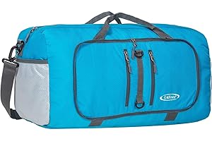 G4Free 40L 65L Foldable Duffel Bag Water Resistant Carry On Tote Bag Lightweight Packable Duffel Bag for Travel Overnight Weekender Bag for Men Women