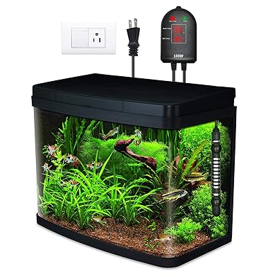 Buy Submersible Aquarium Heater 100 300 500 Watt Fish Tank Heater With Dual Temperature Displays And Temp Controller Adjustable For Turtle Betta Fish Tank 5 130 Gallon Online In Vietnam B08kzkf1hm