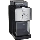 Capresso Burr Grinder, Black, 10Hx8Lx6W