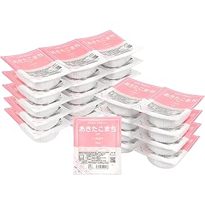 by Amazon パックご飯 秋田県産 あきたこまち 180g×24個 国産米 100% 低温製法米