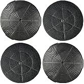 Beaufan WRHF005S2 Carbon Charcoal filters Fit for Winflo 30 In. Convertible Stainless Steel Glass Island/Wall Mount Range Hood (Set of 4)