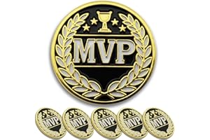 10/20/50/100Pcs Goat Trophy MVP Award Pins Bulk -Alloy MVP Softball Baseball Football Soccer Team Sports Gifts Fans Champions