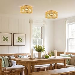 MAYNA 3-Light Boho Light Fixtures Ceiling