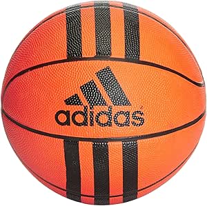 adidas 3 Stripes Mini Basket Ball, Unisex Adulto, Orange/Black ...