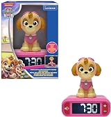 Lexibook PAW Patrol Nightlight Alarm Clock Stella LCD Backlit Snooze RL800PAG