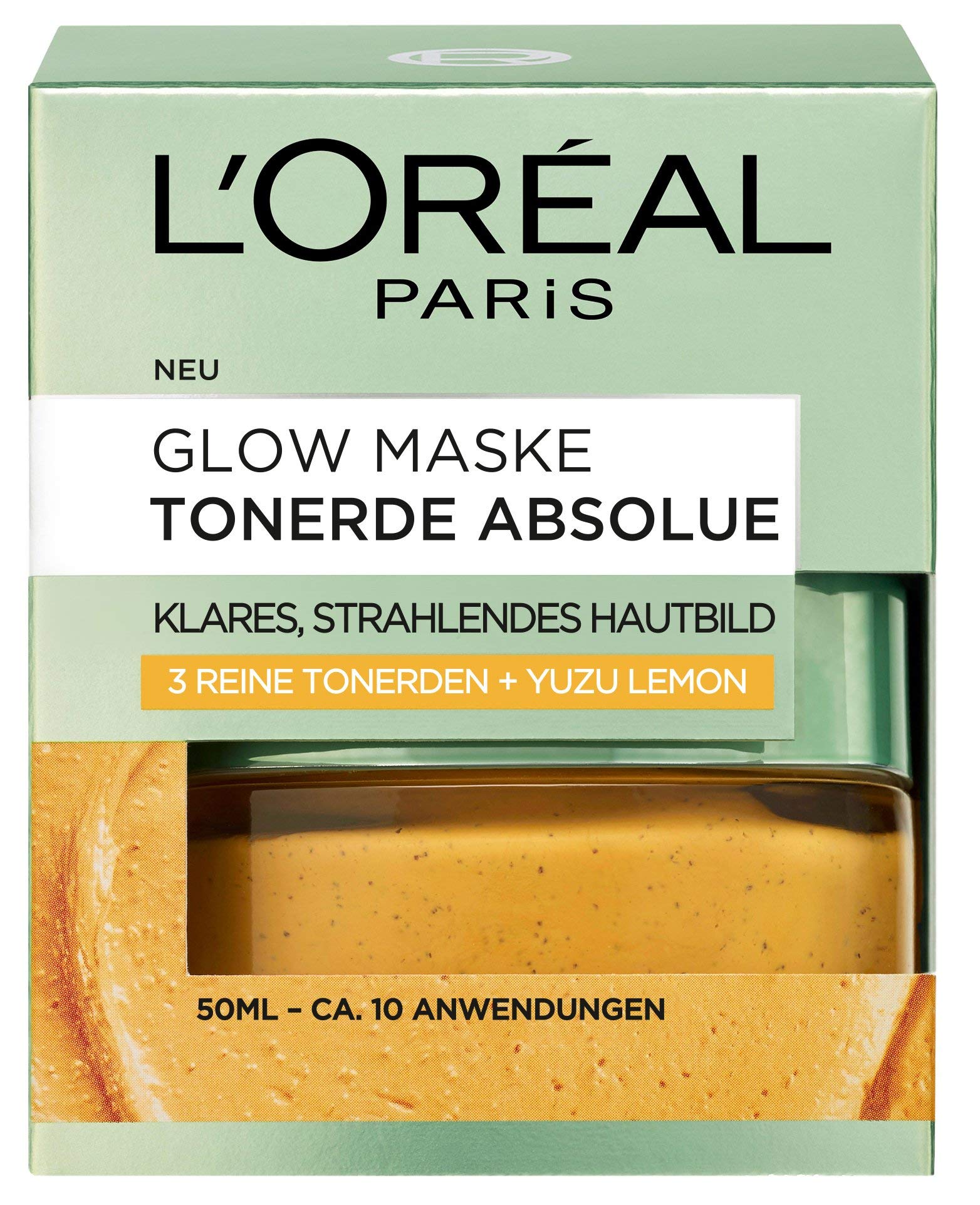 L 'Oréal Paris Clay Absolue Glow Mask for Clear, Radiant Complexion Cream 50 ml