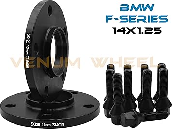 Amazon Com 2 Pc 12 Mm Bmw F Series 5x120 Mm Black Hub Centric Wheel Spacers 72 56 Hub Bore W 14x1 25 Black Lug Bolts Fits 2013 2017 228 320 328 Gt X Drive 335 Gt 428 435 528 550 640 740 750 760 M3 M4 M5 M6 Automotive