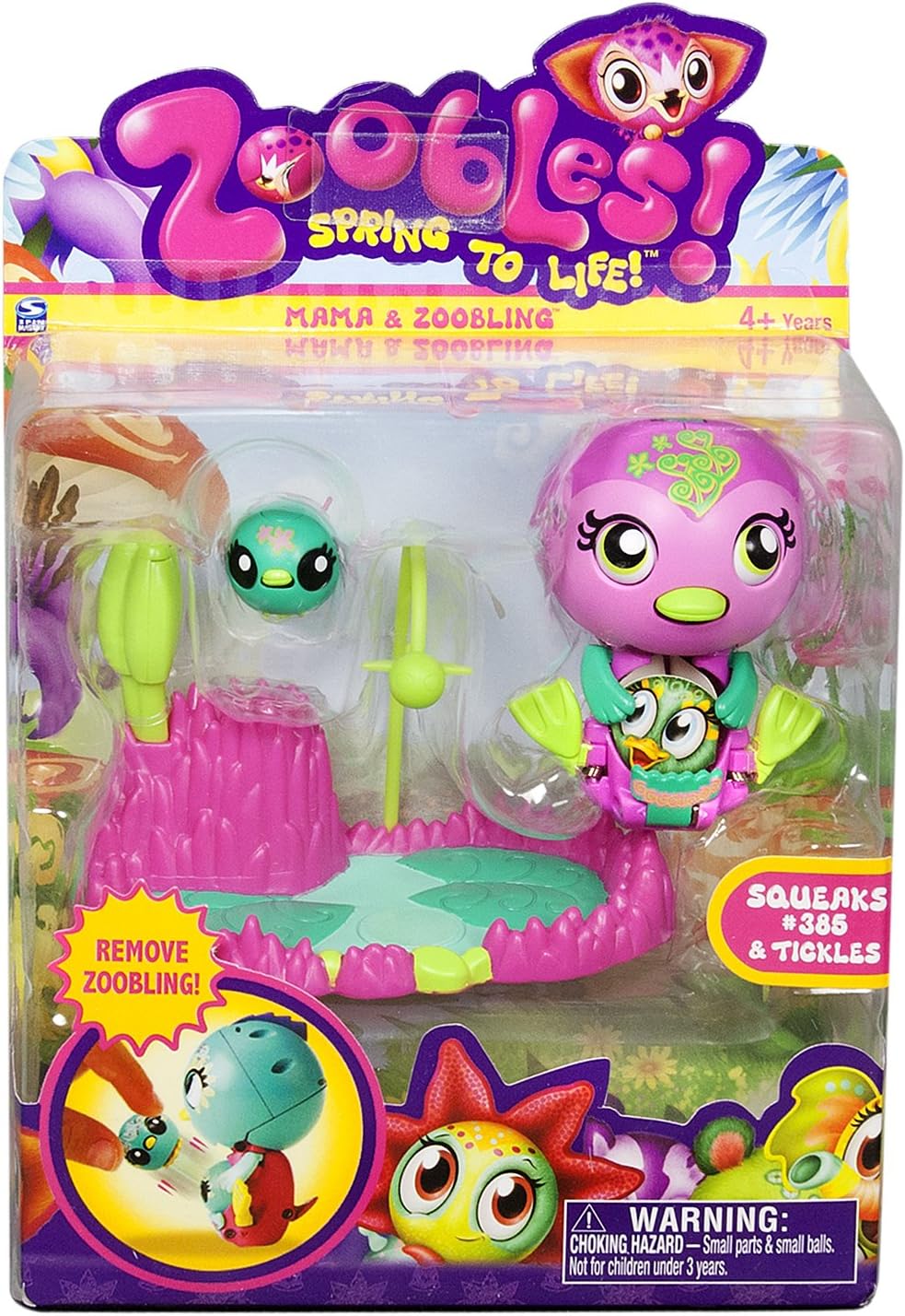 Zoobles Mamas and Zooblings Duck and Baby, Action & Toy Figures