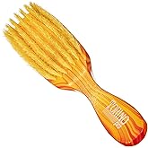 Torino Pro Wave Brush #8789-7 Row Soft bristles -100% Pure Boar Bristles - Great Workhorse for laying down your 360 Waves
