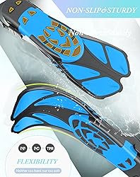 Greatever Snorkel Fins Adjustable Buckles Open Heel