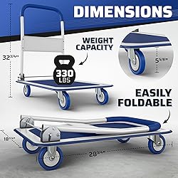 Heavy Duty Foldable Push Cart Dolly | 330