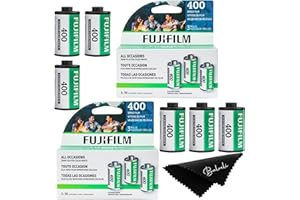 BALVELI Fujifilm 400 Film Bundle, 6 Rolls (2x3 Pack), 36 Exposures Each for 35mm Cameras