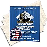 Gorilla Gold Grip Enhancer Tacky Towel - USA-Made Chalkless Formula | Perfect for Tennis, Golf, Softball and More - Competition Approved Multi-Sport Moisture Control for Sweaty Hands