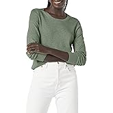 Amazon Essentials Women's Long-Sleeve Lightweight Crewneck Sweater (Available in Plus Size)