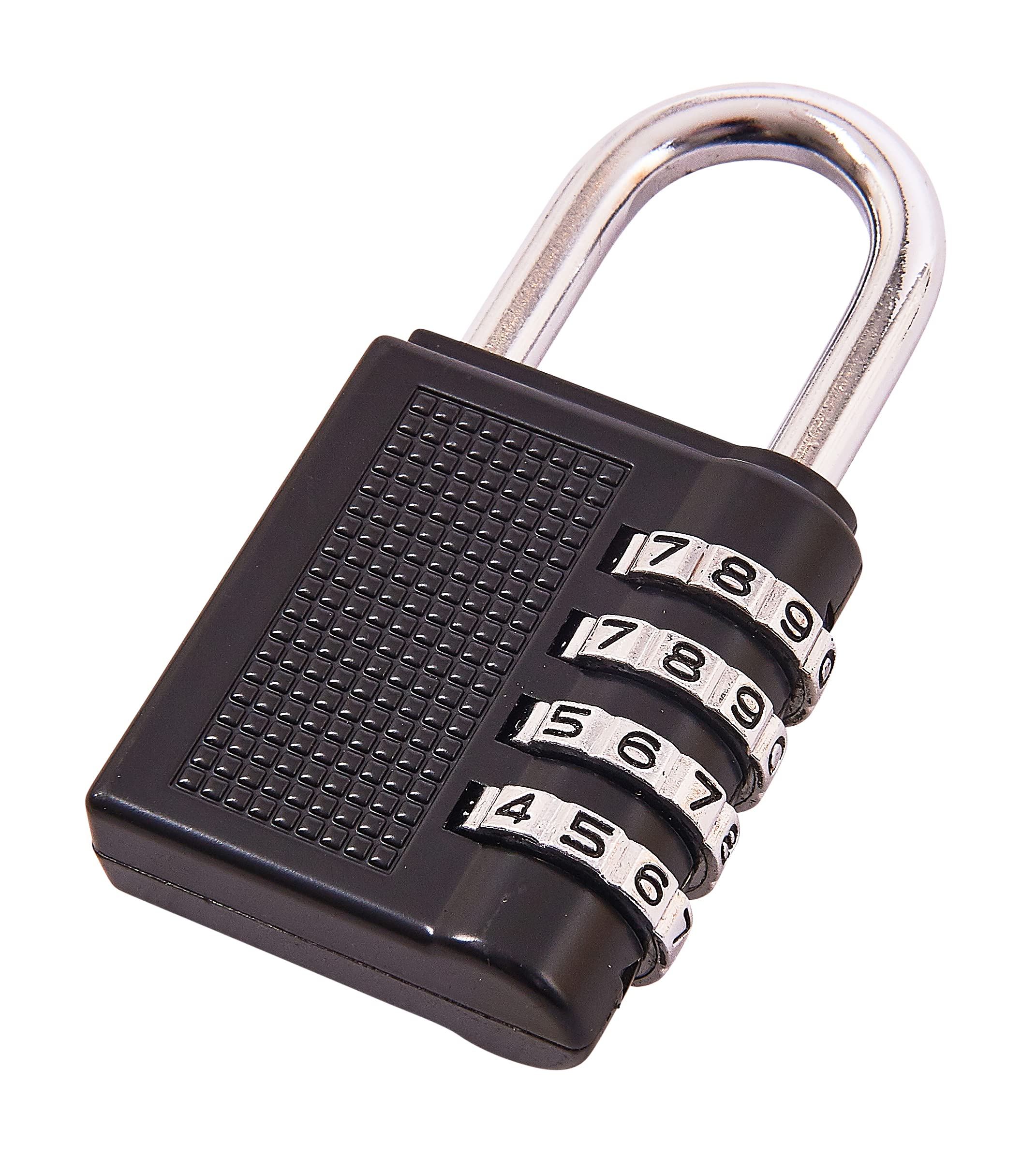 Amtech T1140 4 Digit Combination Padlock Black