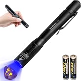 TactEagle UV Light Pen, 365nm UV Flashlight, Black Light Pen, Dental Curing Light for Teeth, Portable Black Light for Pet Urine Detection, Scorpion and Bed Bug