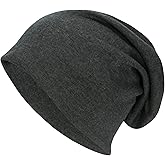Century Star Cotton Slouchy Beanie Hat Stretch Hip-Hop Warm Skull Caps Unisex Baggy Lightweight Beanie for Women
