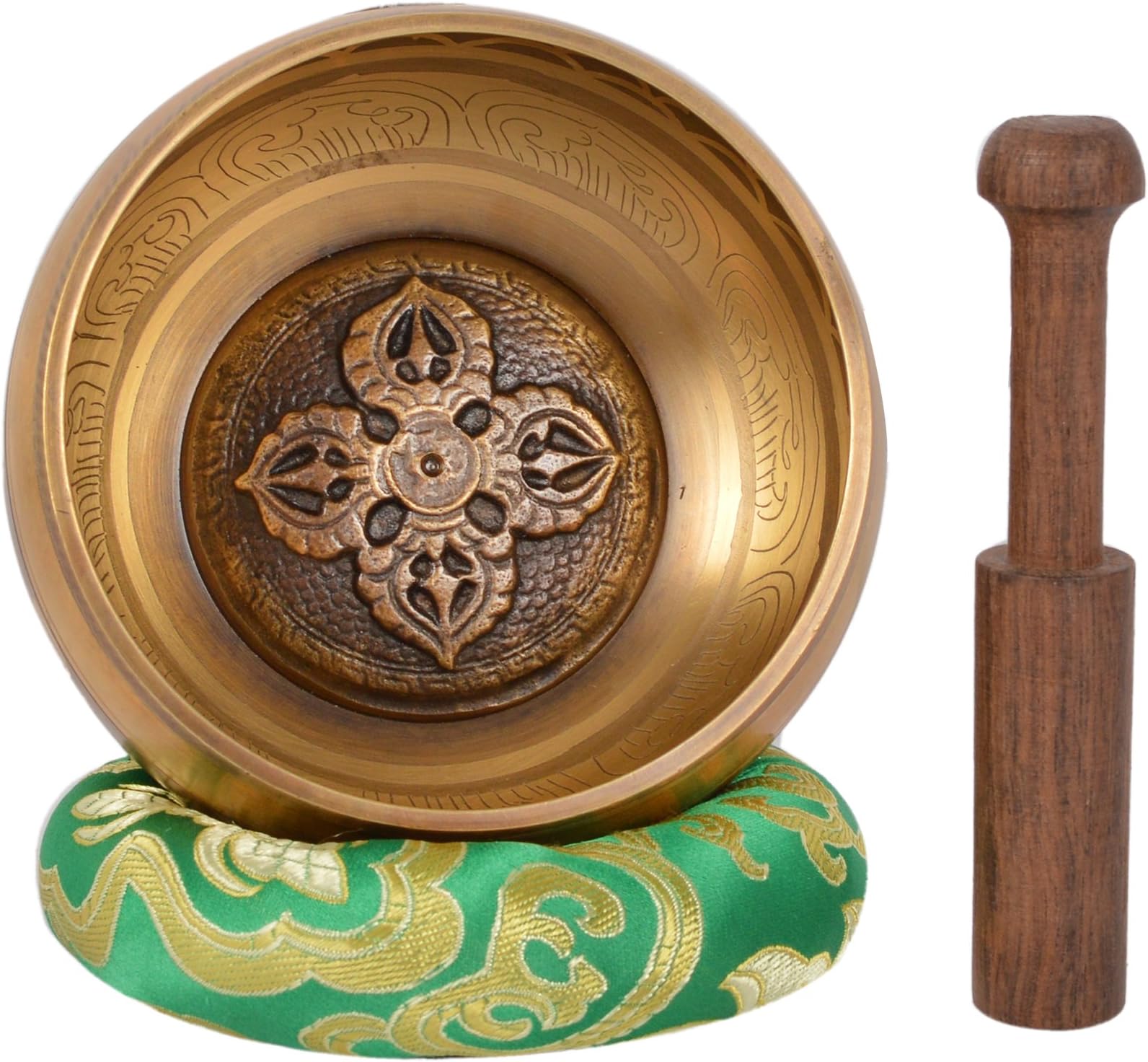Meditation Tibetan Singing Bowl with Special Itching and protective pouch-SPECIAL-1-(Small)