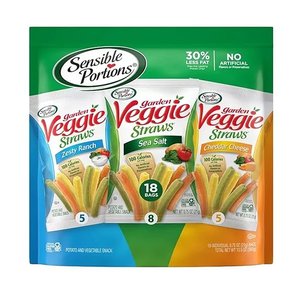 SENSIBLE PORTIONS GARDEN VEGGIE SNACKS – VEGGIE STRAWS...