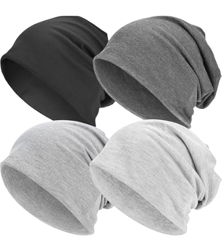 All Season Stretchy Hats Slouchy Beanie Skull Caps - Unisex Stretchy Hats For Women & Men Gaming Hats