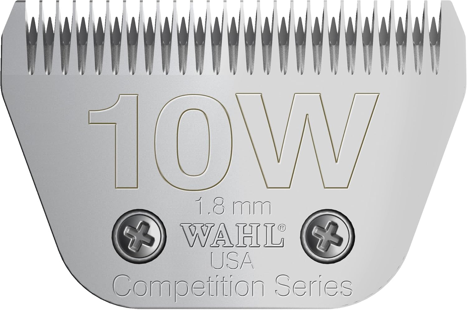 Pet Grooming Clipper Blades : Wahl Professional Animal #10 Medium Competition Series Detachable Blade with 1/16-Inch Cut Length (#2358-100), Steel