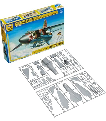 Amazon.com: Trumpeter 1/48 MiG23M Flogger B Russian Fighter Model