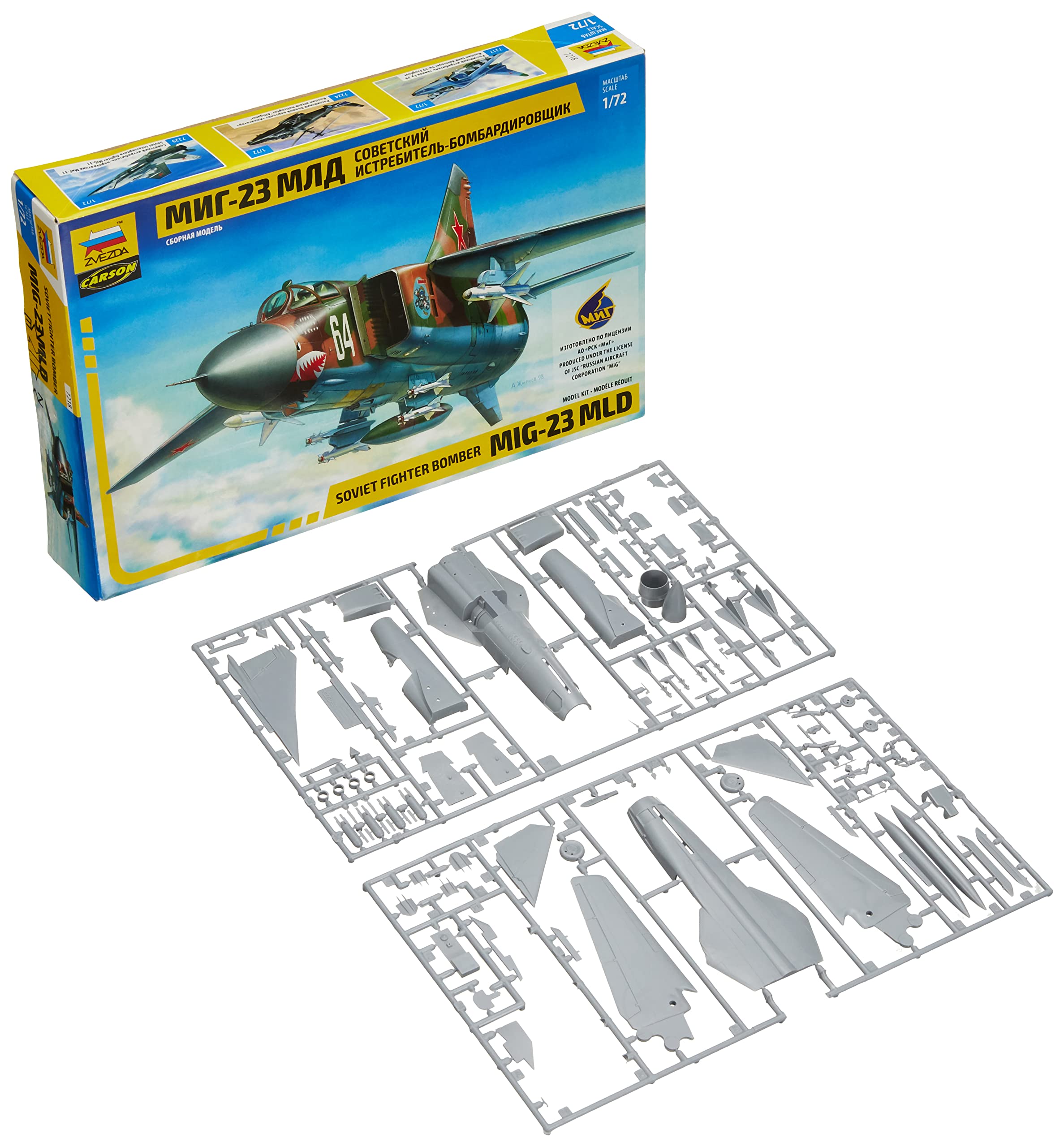 ZVEZDA- MIG 23 MLD, Z7218, Not stated