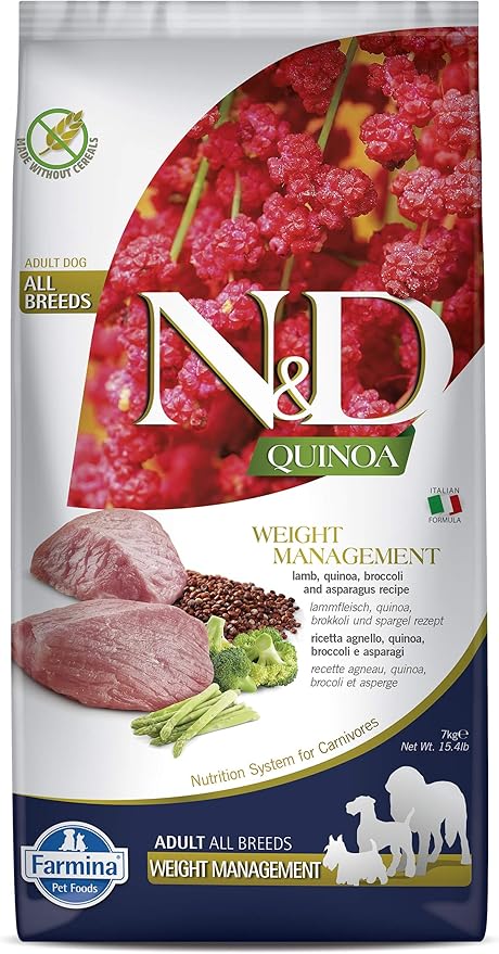 n&d weight management dog food