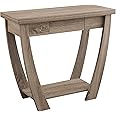 Furniture of America Bond Contemporary Single Drawer Console/Sofa Table with Fixed Shelf Below for Storage, Light Oak