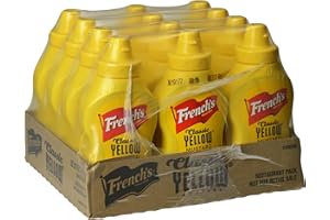 French's Classic Yellow Mustard Squeeze Bottle, 8 oz (12 pack)