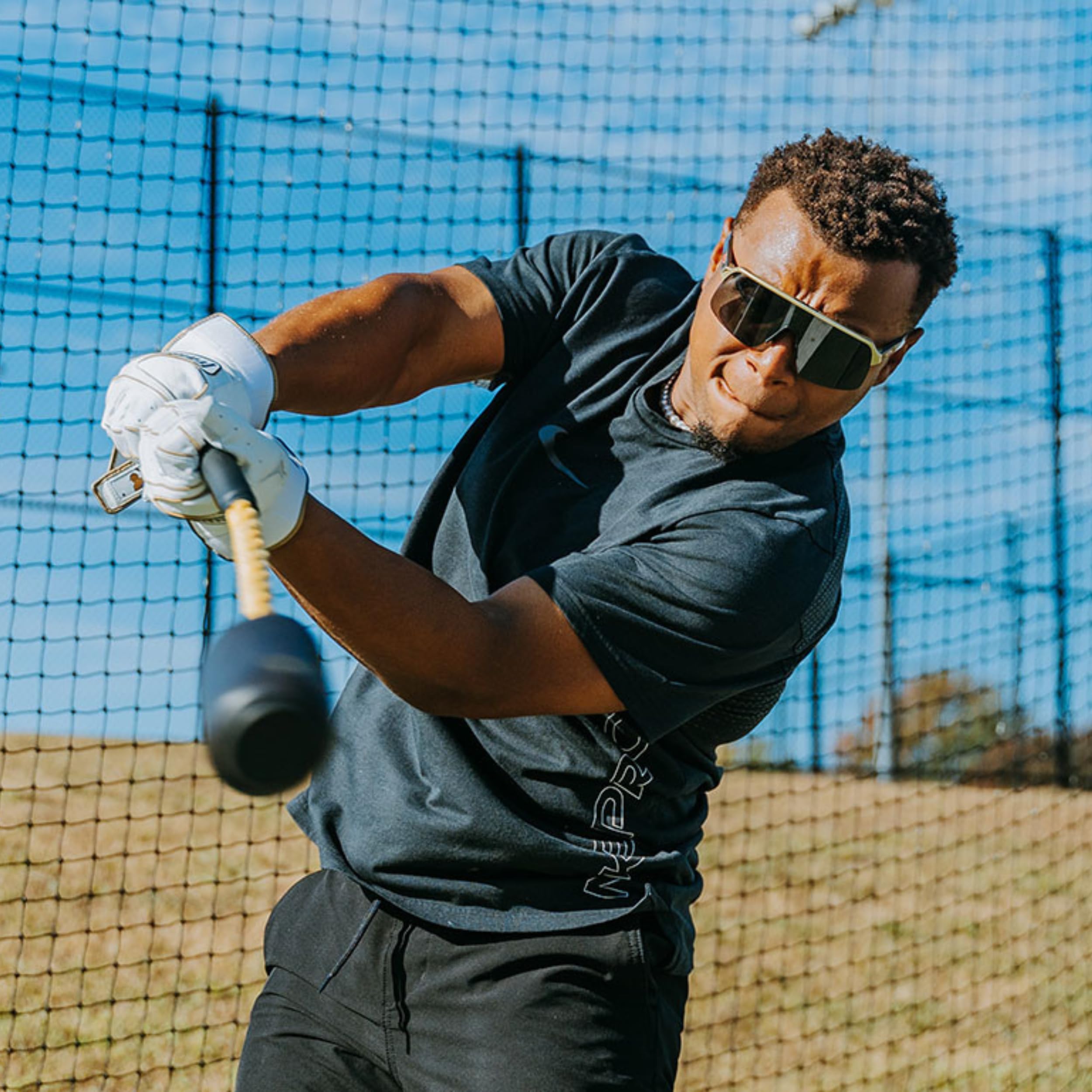 Rope Bat Ultimate Rope Bat Swing Trainer w/ 3 Soft Training Balls