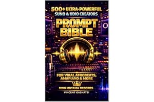 AI Music Prompt Bible: 500+ Suno & Udio Prompts to Create Viral Afrobeats, Amapiano & Global Hits (Make Money with AI Music E
