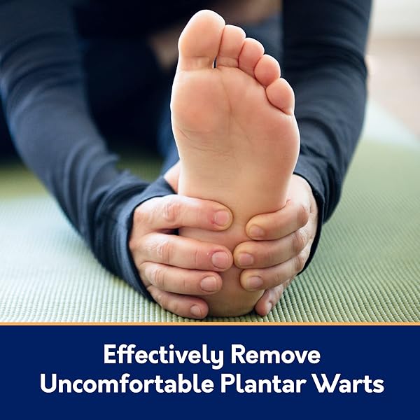 COMPOUND W MAXIMUM STRENGTH ONE STEP PLANTAR WART FOOT PADS WITH SALICYLIC ACID, SELF-ADHESIVE, CUSHIONED AND WATERPROOF PLANTAR WART TREATMENT, 20 COUNT
