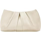 FLAIRFOLIO Womens Evening Clutch Pearl, Bride Evening Clutch Purses for Women, Formal Clutch Purses for Women Evening Prom