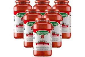 La San Marzano Marinara Sauce, 24 oz, Pasta Sauce Made in Italy, All Purpose Tomato Premium Quality, All Natural, Mediterranean Diet, Non GMO, Vegan, Gluten Free