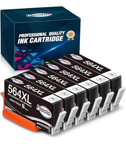 4-Pack HP 564XL Ink Cartridges - High Yield Black Cyan Magenta Yellow For Photosmart Printers 4 thumbnail image