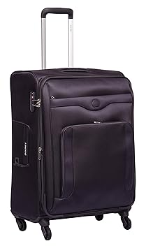Delsey Baikal Polyester 65 Cm 4 Wheels Anthracite Medium Soft Suitcase