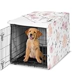 Amazon.com: Sweet Jojo Designs 36in. Medium Dog Crate Cover (White