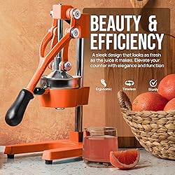 Zulay Kitchen Cast-Iron Orange Juice Squeezer