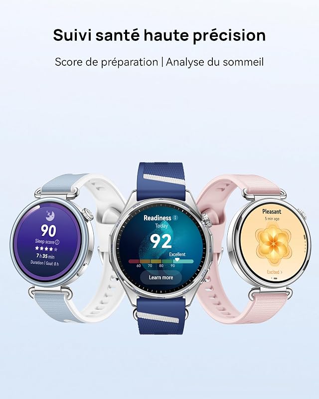 Watch GT 7 46mm Montre connectée, Jusqu'à 21 Jours, NFC, GPS, Bleu