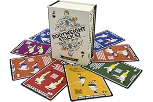 Stack 52 Bodyweight Exercise Cards: Workout Playing Card Game. Designed by a Military Fitness Expert. Video Instructions Included. No Equipment Needed. Burn Fat Build Muscle.
