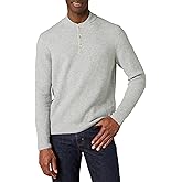 Amazon Essentials Men's Long-Sleeve Soft Touch Henley Sweater