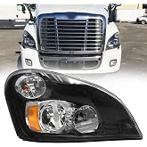LED Headlight Assembly Fit for 2008-2017 Freightliner Cascadia Right side | aostirmotor Passenger side LED headlight headlamp assembly Fit for 2008-2016 Freightliner Cascadia