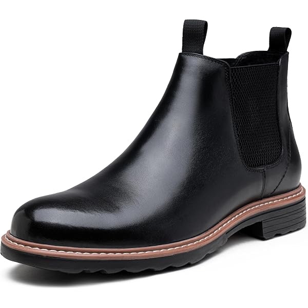 Men’s Custom Scarpe Di Bianco Monk Strap Chelsea Boots Black Leather Di Bianco Adria Nero | Premium Italian Handcrafted Chelsea  main image 4
